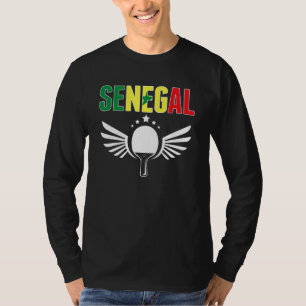 Senegal Ping Pong Unterstützung für senegalesisch T-Shirt
