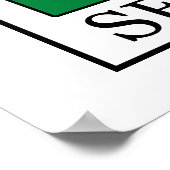 Senegal Poster (Ecke)