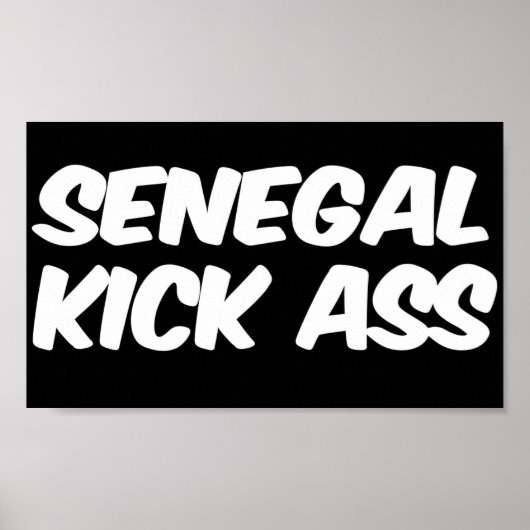 SENEGAL POSTER (Vorne)