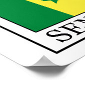 Senegal Poster (Ecke)
