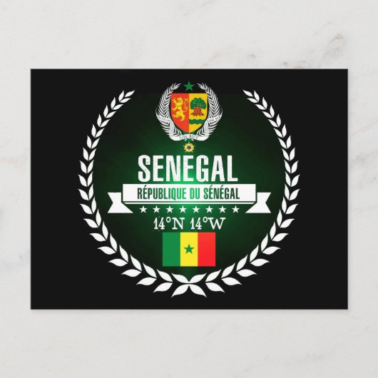 Senegal Postkarte (Vorderseite)