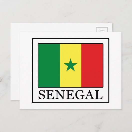 Senegal Postkarte (Vorne/Hinten)