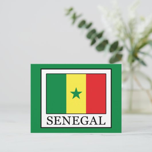 Senegal Postkarte (Stehend Vorderseite)