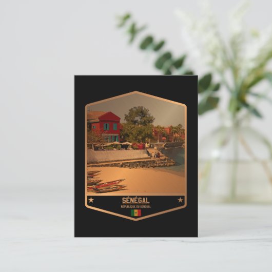 Senegal Postkarte (Stehend Vorderseite)