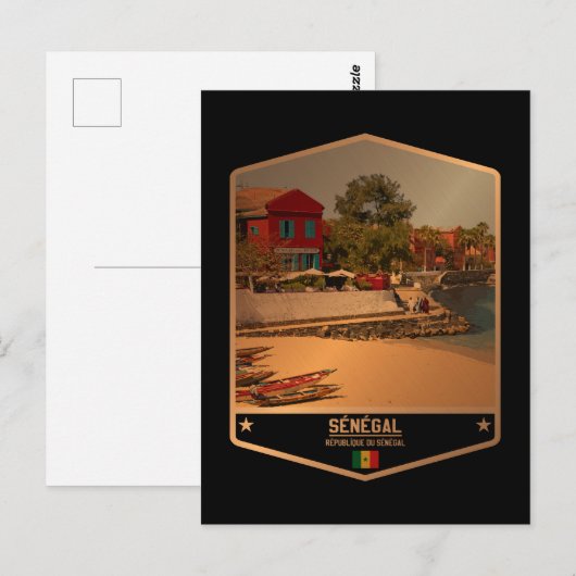 Senegal Postkarte (Vorne/Hinten)
