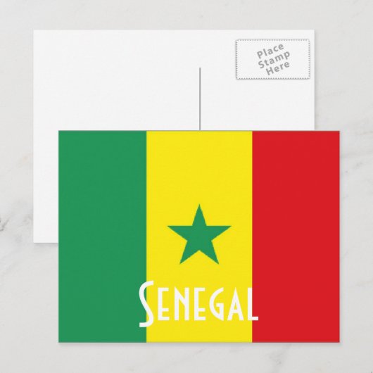 Senegal Postkarte (Vorne/Hinten)