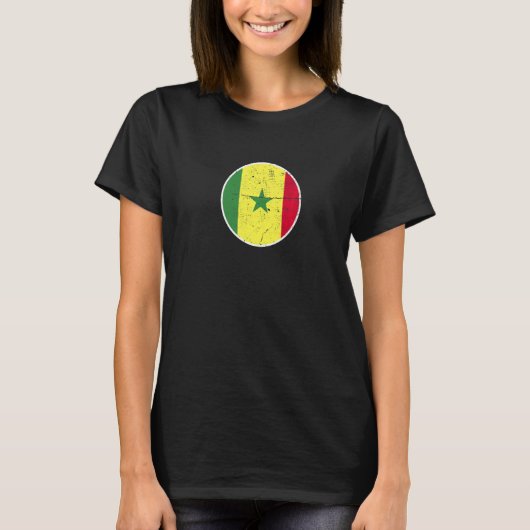 Senegal Proud Senegalese Flag   T-Shirt (Vorderseite)