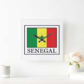 Senegal Quadratische Wanduhr (Zuhause)