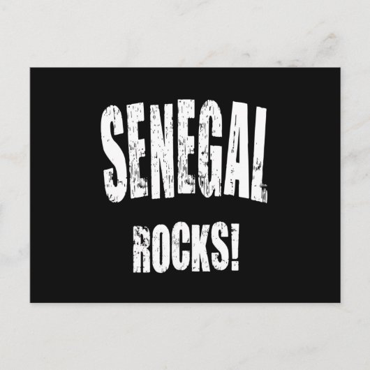 Senegal Rocks! Postkarte (Vorderseite)