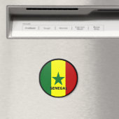Senegal Roundel Qualitätsflagge Magnet (In Situ (Geschirrspüler))