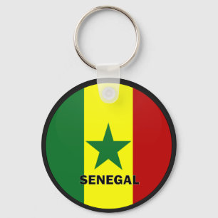 Senegal Roundel Qualitätsflagge Schlüsselanhänger