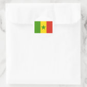 Senegal Runder Aufkleber (Tasche)