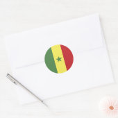 Senegal Runder Aufkleber (Umschlag)