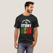 Senegal Senegalese Senegal Flag Its Where My Story T-Shirt (Vorne ganz)