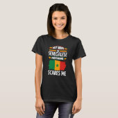 Senegal Senegalese Senegal Flag My Wife Is Senegal T-Shirt (Vorne ganz)