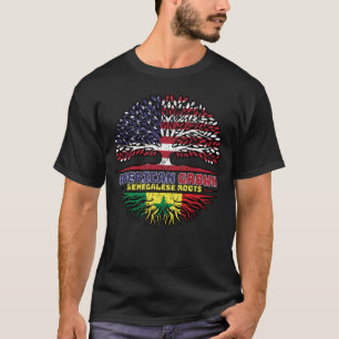 Senegal Senegalese USA USA Vereinigte Staaten T-Shirt