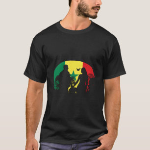 Senegal Senegalese Westafrika Stolz Liebe Flagge T-Shirt