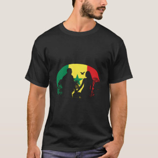 Senegal Senegalese Westafrika Stolz Liebe Flagge T-Shirt