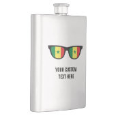 Senegal Shades Custom Flask Flachmann (Rechts)