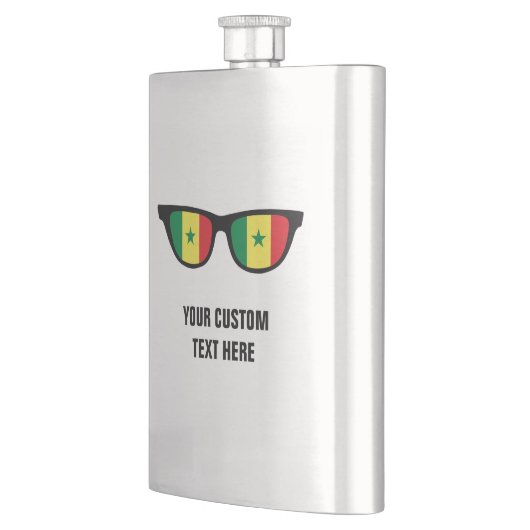 Senegal Shades Custom Flask Flachmann (Links)