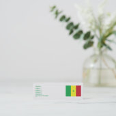 Senegal - Skinny Mini Visitenkarte (Stehend Vorderseite)