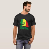 Senegal soccer & football fan 2022 Flag of Senegal T-Shirt (Vorne ganz)