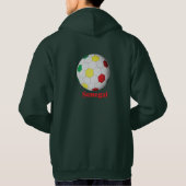Senegal Soccer Hoodie (Rückseite)