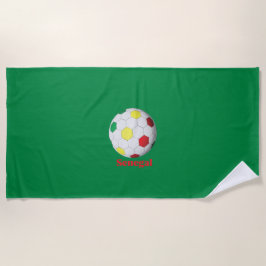 Senegal soccer strandtuch