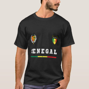 Senegal Sportsoccer Jersey Flag Football Dakar T-Shirt