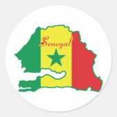 Senegal Sticker (Vorderseite)