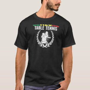 Senegal Table Tennis Senegalese Ping Pong Unterstü T-Shirt