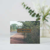 Senegal, Tafel, Zeichen Postkarte (Stehend Vorderseite)