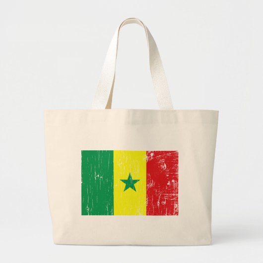 Senegal-Taschen-Tasche Jumbo Stoffbeutel (Vorne)