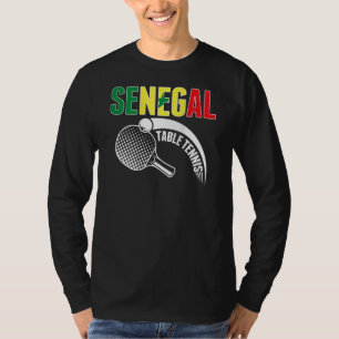 Senegal Tischtennis Senegalesischer Ping Pong Un T-Shirt