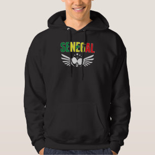 Senegal Tischtennis Unterstützen Sie senegalesis Hoodie