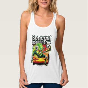 Senegal Tor Energie Skelett Stürmer Nationen Creat Tank Top