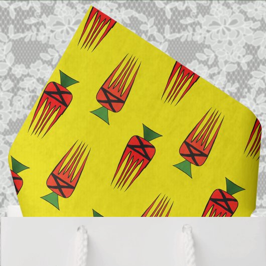 Senegal und Mali Seidenpapier