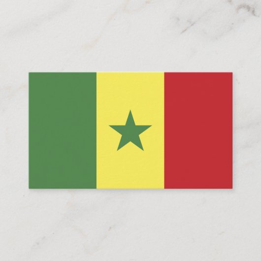 Senegal Visitenkarte (Vorderseite)