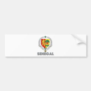 Senegal-Wappen Autoaufkleber