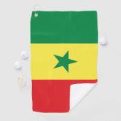 Senegal-Wappen Golfhandtuch (Insitu)