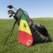Senegal-Wappen Golfhandtuch (Gras)