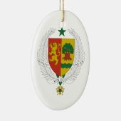 Senegal-Wappen Keramikornament (Rechts)