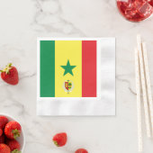 Senegal-Wappen Serviette (Beispiel)