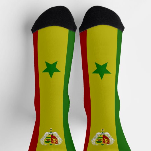 Senegal-Wappen Socken (Oben)