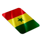 Senegal - Waving Flag - Magnet (Rechte Seite)