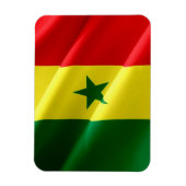 Senegal - Waving Flag - Magnet (Vertikal)