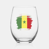 Senegal Weinglas Ohne Stiel (Vorderseite)