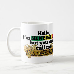 Senegalese, aber rufen mich fantastisch an kaffeetasse