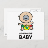 Senegalese Baby Postkarte (Vorne/Hinten)