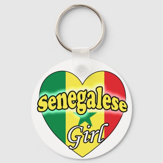 Senegalese Girl Schlüsselanhänger (Vorderseite)